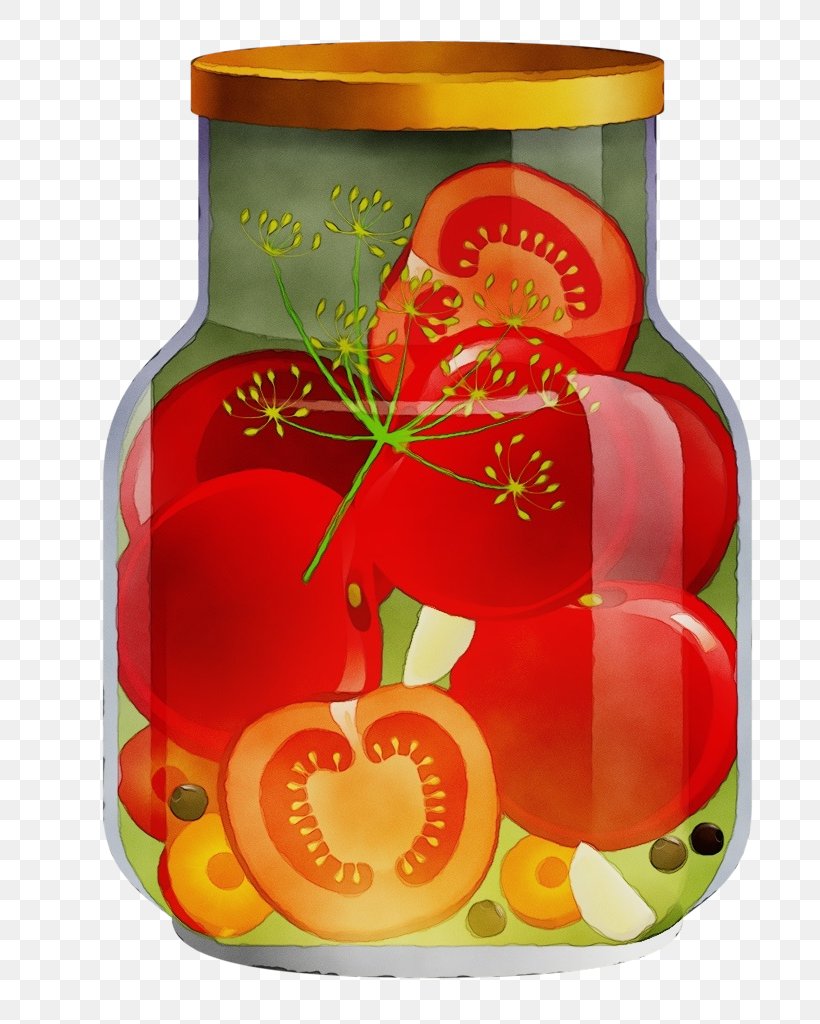 Tomato, PNG, 710x1024px, Watercolor, Food, Fruit, Paint, Plant Download Free