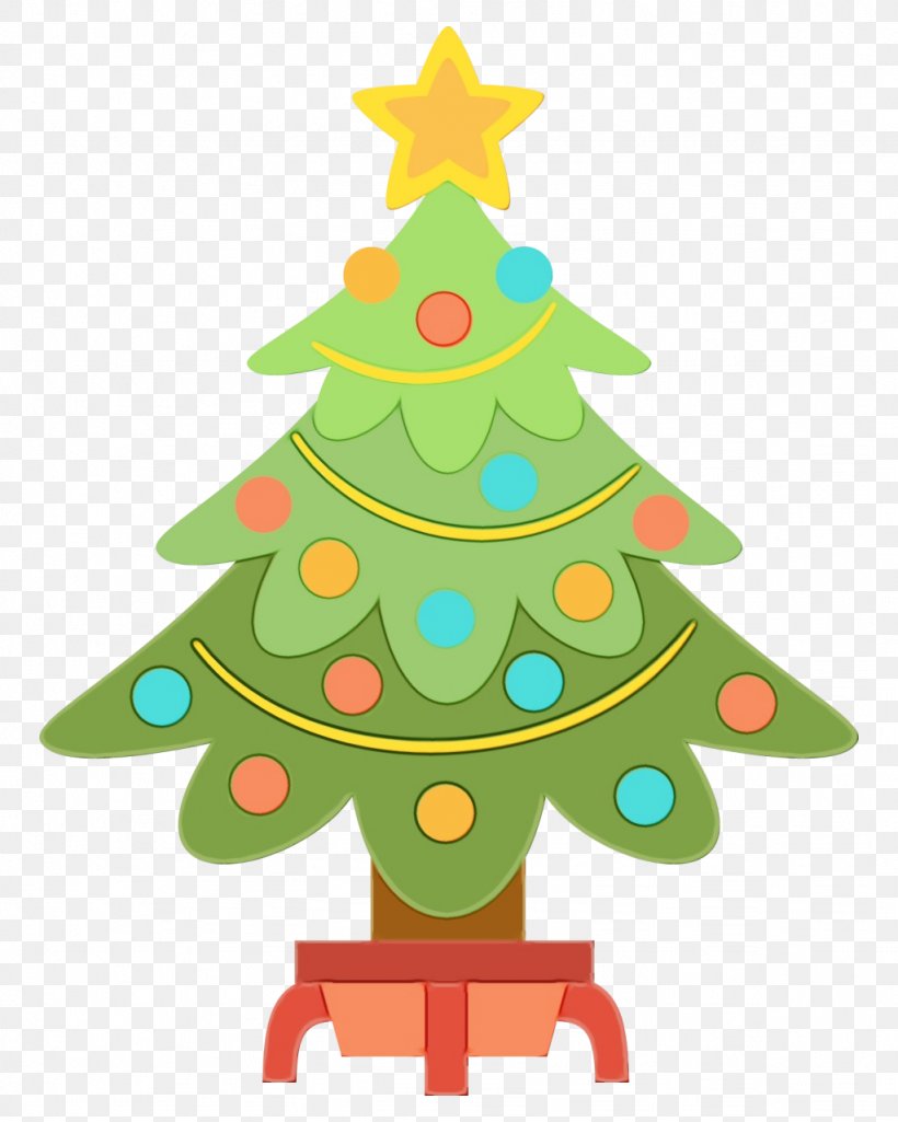 Watercolor Christmas Tree, PNG, 1024x1280px, Watercolor, Christmas, Christmas And Holiday Season, Christmas Day, Christmas Decoration Download Free