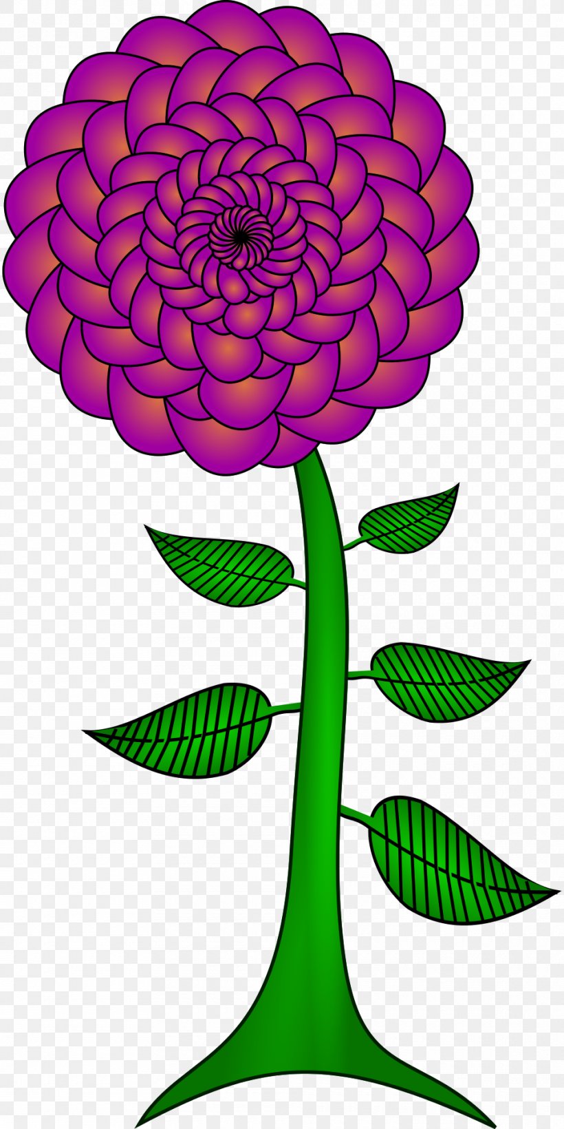 Floral Design Flower Vector Graphics Clip Art Petal, PNG, 960x1920px, Floral Design, Color, Cut Flowers, Dahlia, Flora Download Free