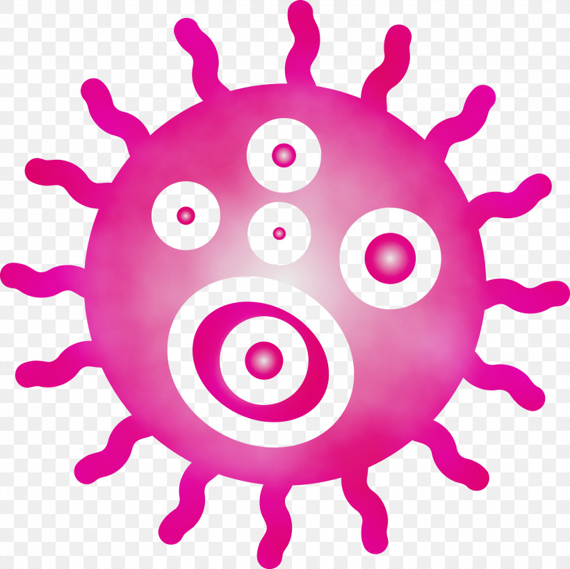 Pink Magenta Circle, PNG, 3000x2997px, Bacteria, Circle, Germs, Magenta, Paint Download Free