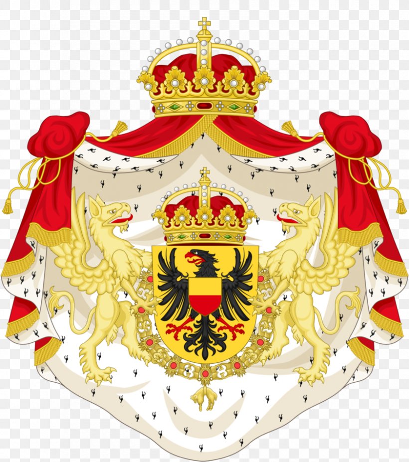 Austrian Empire Holy Roman Empire Empire Of Trebizond, PNG, 840x950px, Austrian Empire, Christmas Ornament, Coat Of Arms, Coat Of Arms Of Luxembourg, Crest Download Free