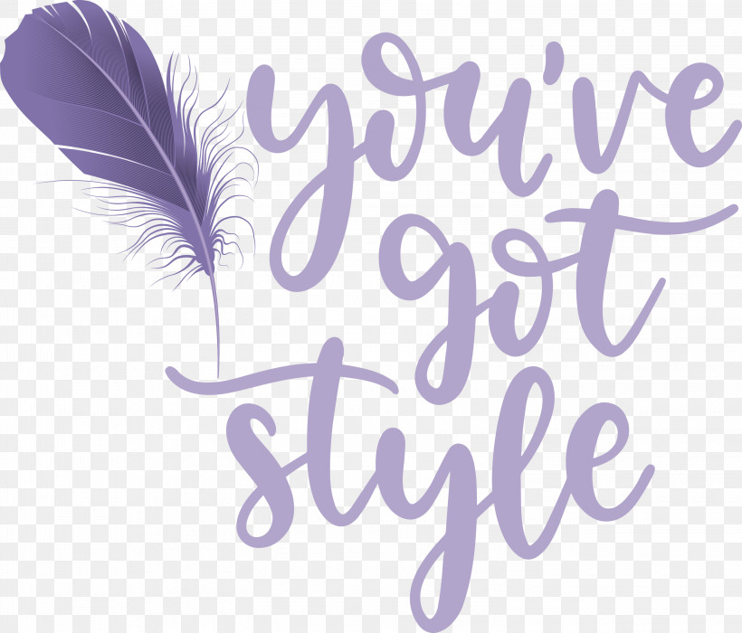 Got Style Fashion Style, PNG, 3000x2562px, Fashion, Feather, Lavender, Lilac M, Logo Download Free