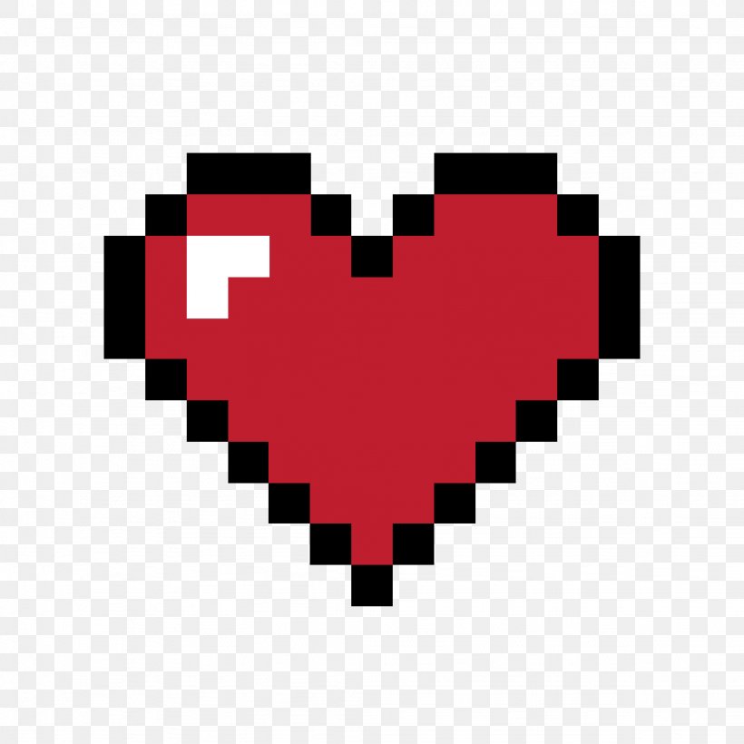 Heart Pixelation, PNG, 2048x2048px, Watercolor, Cartoon, Flower, Frame, Heart Download Free