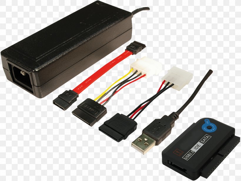 Serial ATA Hard Drives Parallel ATA Adapter Electrical Cable, PNG, 1324x998px, Serial Ata, Ac Adapter, Adapter, Battery Charger, Cable Download Free