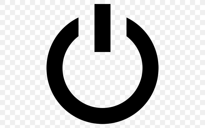 Power Symbol, PNG, 512x512px, Power Symbol, Black And White, Button, Cdr, Electrical Switches Download Free