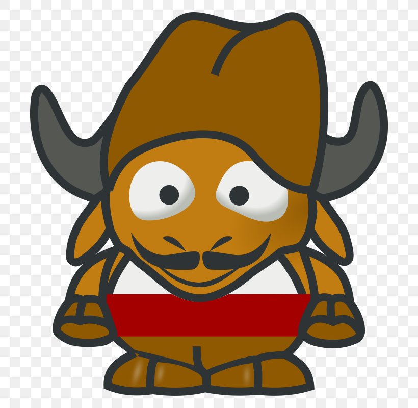 Wildebeest GNU Clip Art, PNG, 800x800px, Wildebeest, Cowboy Hat, Fictional Character, Free Software Foundation, Gnu Download Free