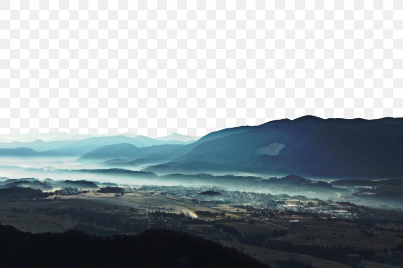 Cloud Landscape Haze Mist Sunset, PNG, 1024x683px, Cloud, Atmosphere, Dawn, Haze, Hill Download Free