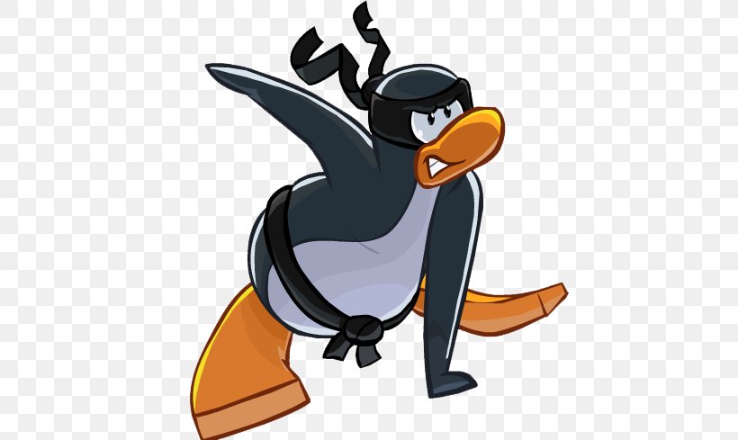Club Penguin Island Ninja Video Game, PNG, 543x489px, Club Penguin, Beak, Bird, Cartoon, Club Penguin Island Download Free