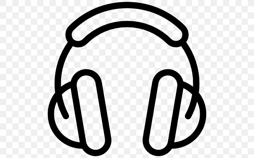 Headset Headphones Drawing Clip Art, PNG, 512x512px, Headset, Area, Black And White, Consumer Electronics, Drawing Download Free