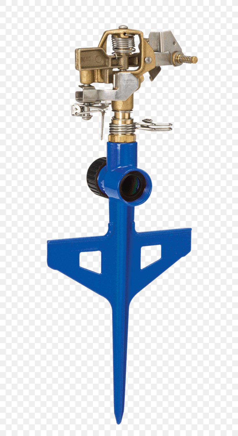 Irrigation Sprinkler Impact Sprinkler Metal Nozzle Water, PNG, 702x1500px, Irrigation Sprinkler, Aerosol Spray, Blue, Brass, Color Download Free