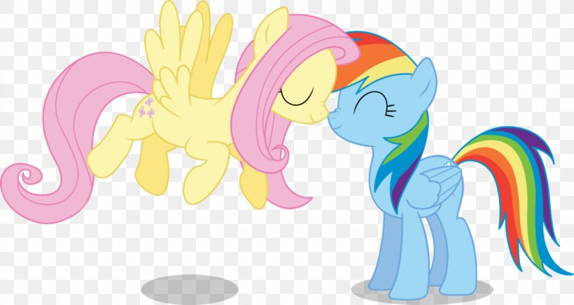 My Little Pony Rainbow Dash Fluttershy, PNG, 1224x652px, Watercolor, Cartoon, Flower, Frame, Heart Download Free