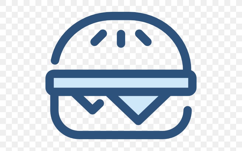 Hamburger Cheeseburger Pizza Bacon Food, PNG, 512x512px, Hamburger, Area, Bacon, Blue, Brand Download Free
