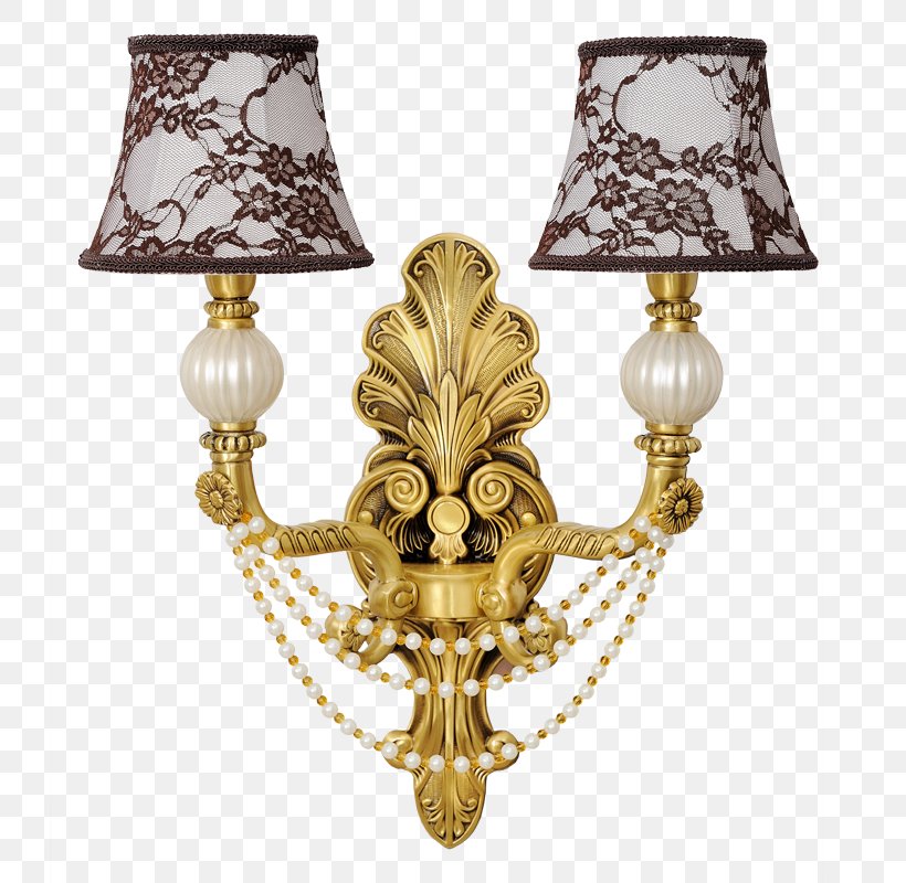 Sconce Light Fixture Chandelier LED Lamp, PNG, 800x800px, Sconce, Brass, Chandelier, Eglo, Incandescent Light Bulb Download Free