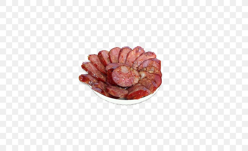 Chinese Sausage Salami Bratwurst Bacon, PNG, 500x500px, Sausage, Bacon, Bratwurst, Chinese Sausage, Curing Download Free