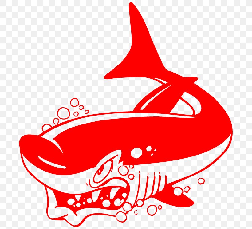 Shark Black And White Wall Decal, PNG, 745x745px, Shark, Animal, Area ...
