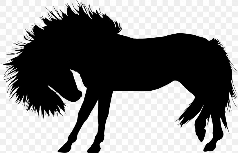 Wild Horse Stallion Silhouette Clip Art, PNG, 2356x1519px, Horse, Black, Black And White, Collection, Colt Download Free