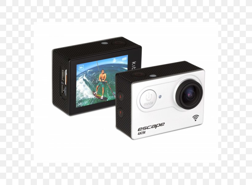 Kitvision Escape HD5 1080p Action Camera High-definition Television High-definition Video, PNG, 600x600px, 4k Resolution, Kitvision Escape Hd5, Action Camera, Camera, Cameras Optics Download Free