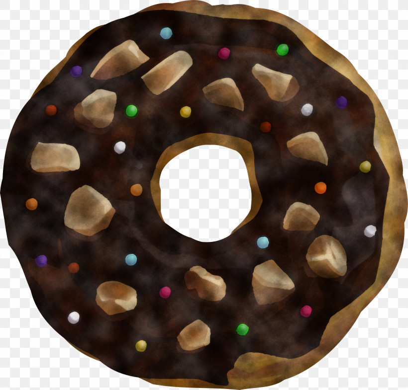 Polka Dot, PNG, 3000x2873px, Doughnut, Auto Part, Baked Goods, Brown, Ciambella Download Free