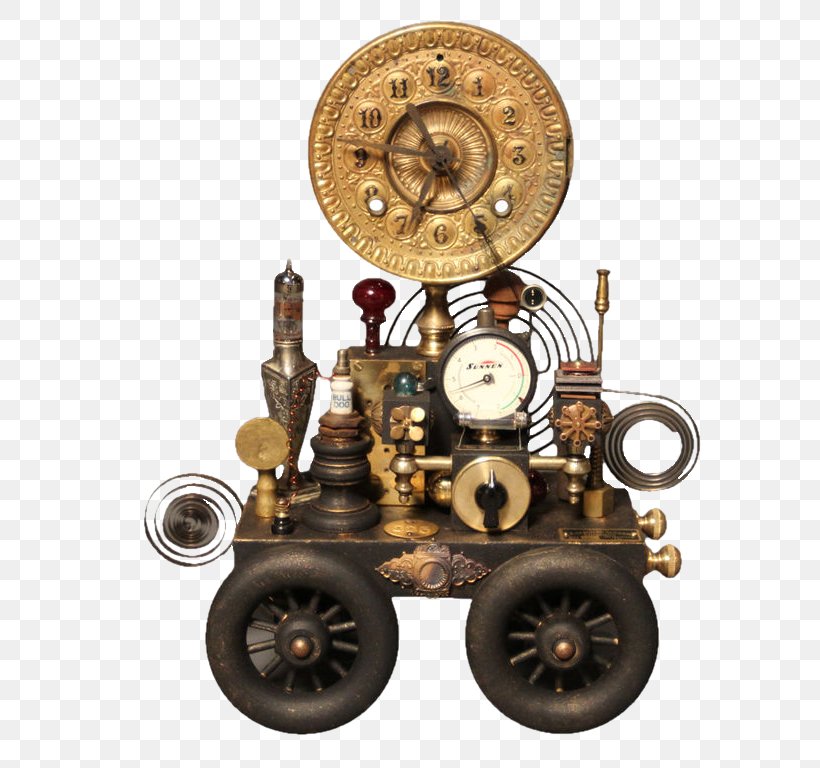 Steampunk Clock Watch, PNG, 690x768px, Steampunk, Albom, Antique, Brass, Clock Download Free