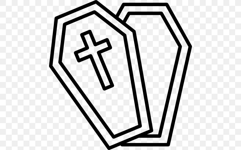 Death Coffin Clip Art, PNG, 512x512px, Death, Area, Black, Black And White, Brand Download Free