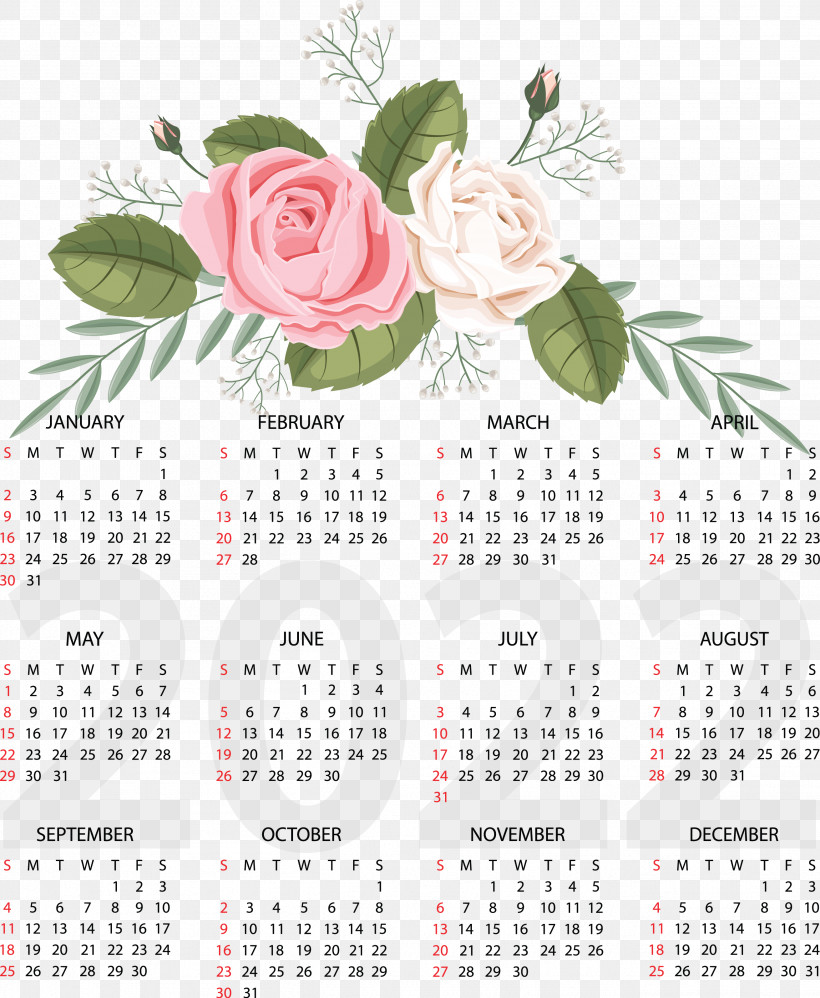 Floral Design, PNG, 2622x3192px, Floral Design, Biology, Calendar, Meter, Plant Download Free