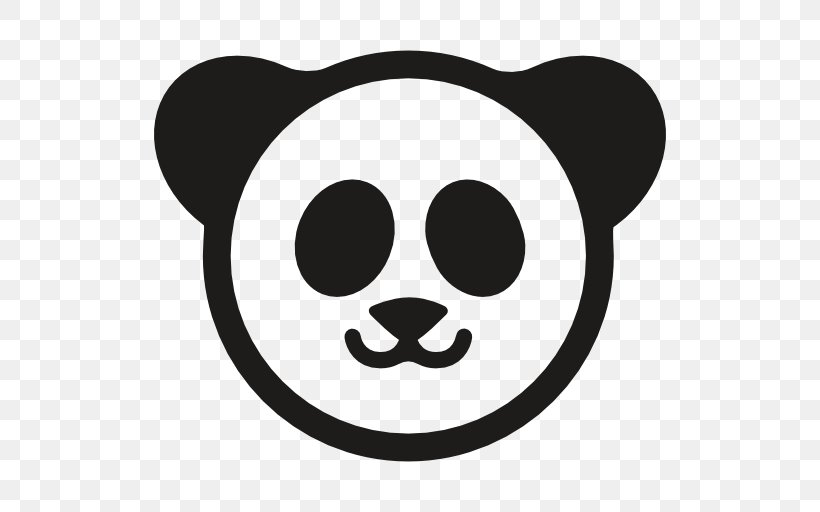 Giant Panda Red Panda Bear Clip Art, PNG, 512x512px, Giant Panda, Bear, Black, Black And White, Bone Download Free