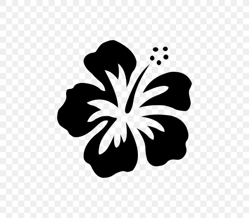 Hawaiian Hibiscus Flower Clip Art, PNG, 787x717px, Hawaii, Aloha, Black And White, Brighamia Insignis, Butterfly Download Free