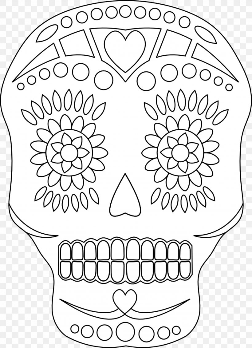 Calavera Day Of The Dead Human Skull Symbolism Clip Art, PNG, 2048x2829px, Watercolor, Cartoon, Flower, Frame, Heart Download Free