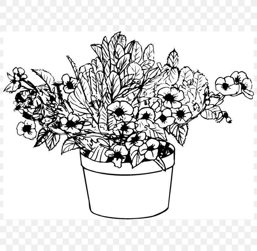 Floral Design Drawing /m/02csf Cut Flowers Monochrome, PNG, 800x800px, Floral Design, Artwork, Black And White, Cut Flowers, Drawing Download Free