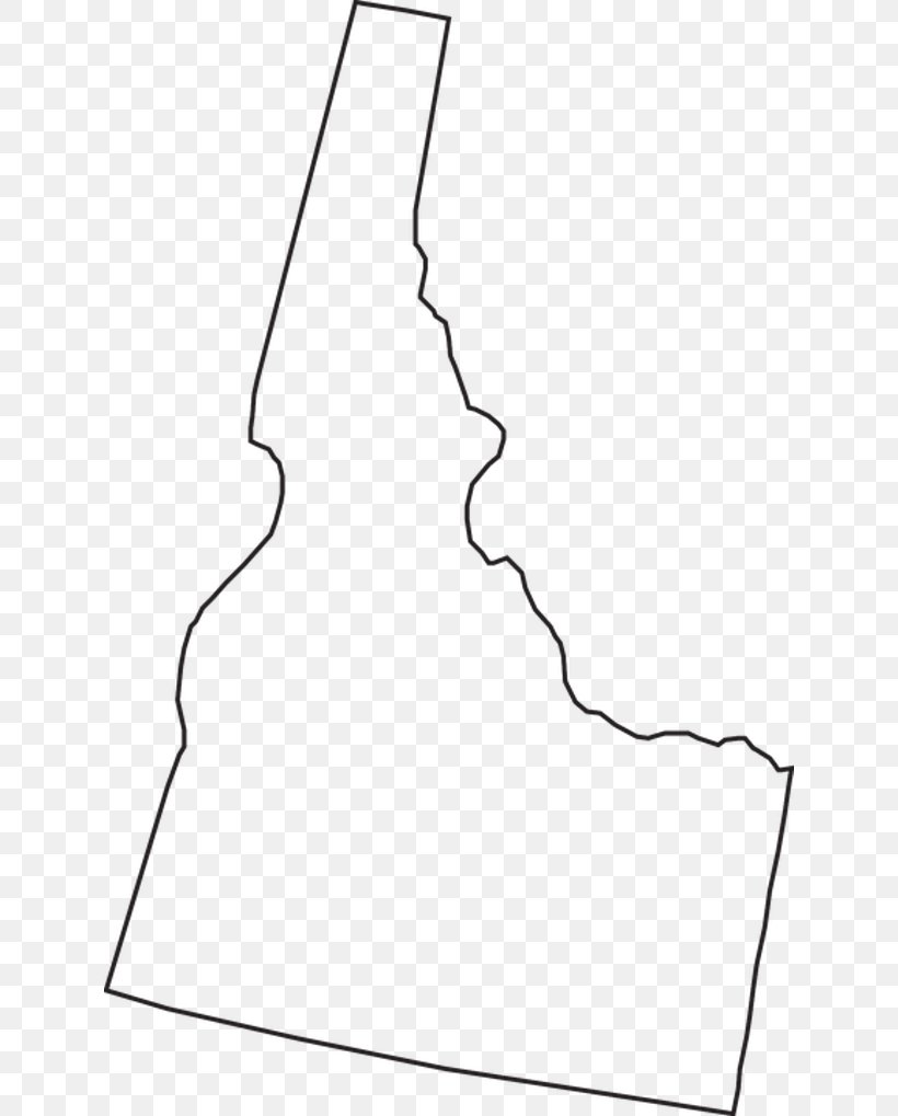 Idaho Clip Art, PNG, 630x1019px, Idaho, Area, Black, Black And White, Line Art Download Free