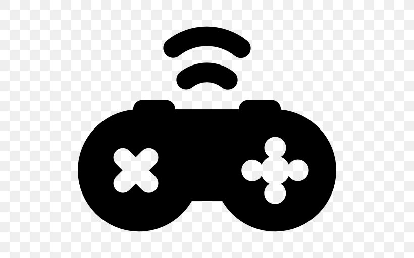 Joystick, PNG, 512x512px, Joystick, Black, Black And White, Game Controllers, Gamepad Download Free