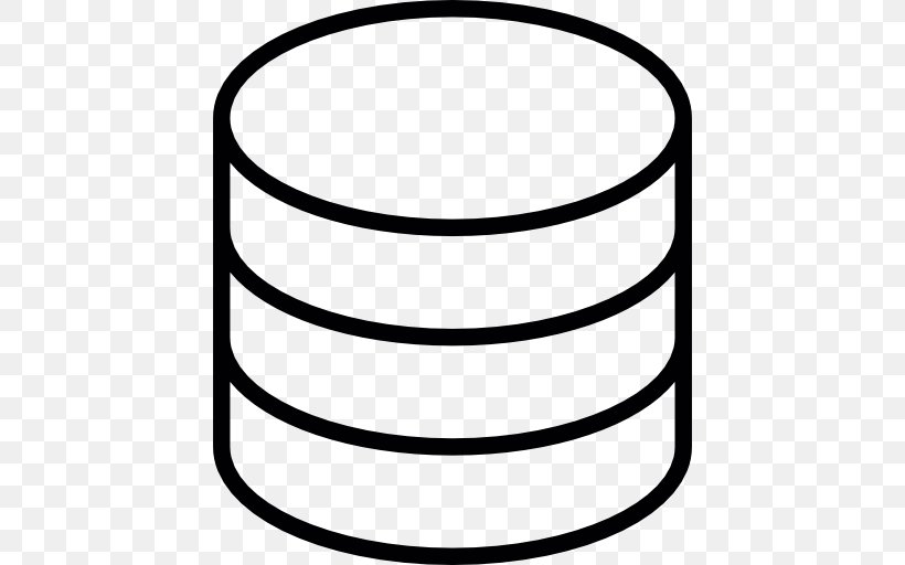 Database Symbol Clip Art, PNG, 512x512px, Database, Black, Black And White, Cloud Storage, Computer Data Storage Download Free