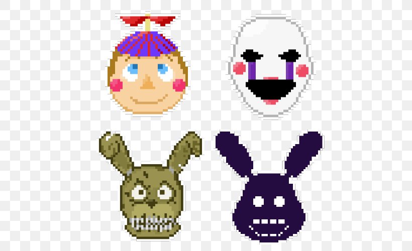 Five Nights At Freddy's 4 Minigame Art Video Game Theory, PNG, 500x500px, Minigame, Actor, Art, Female, Fnaf World Download Free