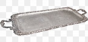 Silver Tray - Silver Tray Rectangle PNG