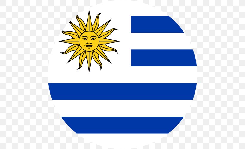 Uruguay National Football Team Flag Of Uruguay Sun Of May 2018 World Cup, PNG, 500x500px, 2018 World Cup, Uruguay, Area, Artwork, Brand Download Free