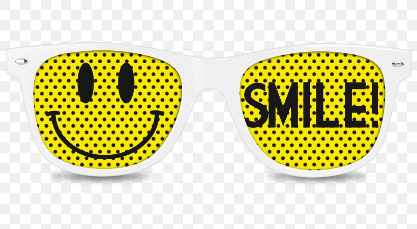 Sunglasses Goggles Product Design Yellow, PNG, 800x450px, Glasses, Brand, Eyewear, Goggles, Smiley Download Free