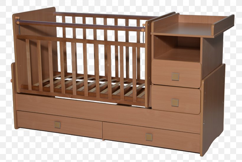 Bed - Cots Bed Nursery Commode Krovat'-Transformer PNG