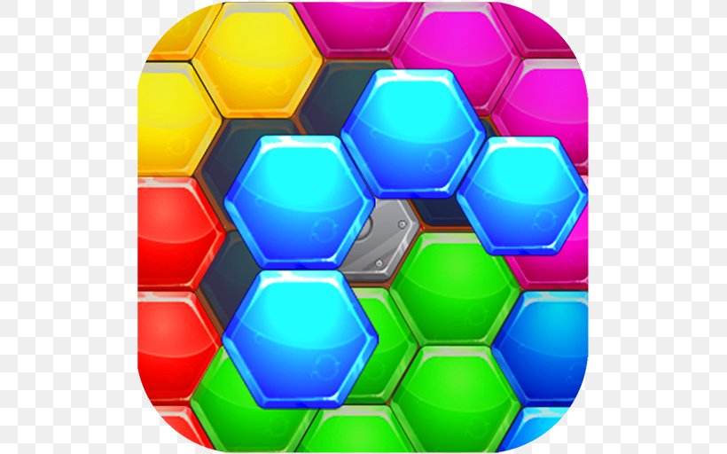 Hexagon Puzzle Deluxe Block HD Block Puzzle Hexagon Hexagon, PNG, 512x512px, Free Puzzle, Android, Ball, Block Game, Blue Download Free