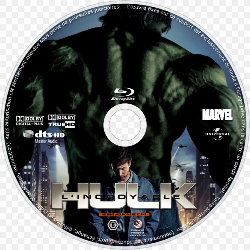 Hulk Blu-ray Disc HD DVD Compact Disc, PNG, 1000x1000px, Hulk, Art, Bluray Disc, Compact Disc, Disk Image Download Free