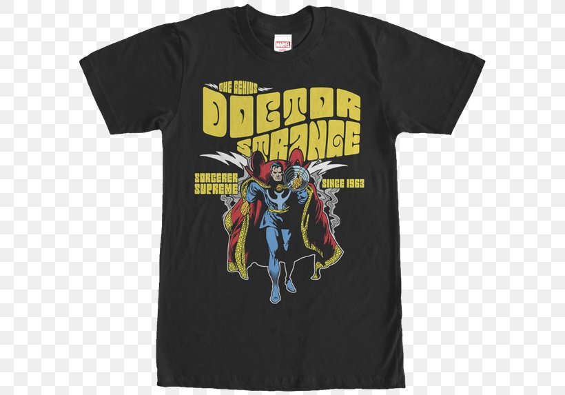 Doctor Strange T-shirt Clothing Top, PNG, 600x573px, Doctor Strange, Active Shirt, Black, Bluza, Brand Download Free