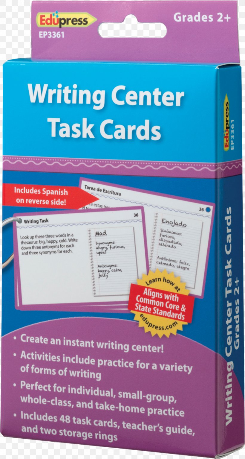 Paper Edupress Literacy Center Task Cards Purple Font Line, PNG, 1069x2000px, Paper, Magenta, Material, Purple, Text Download Free