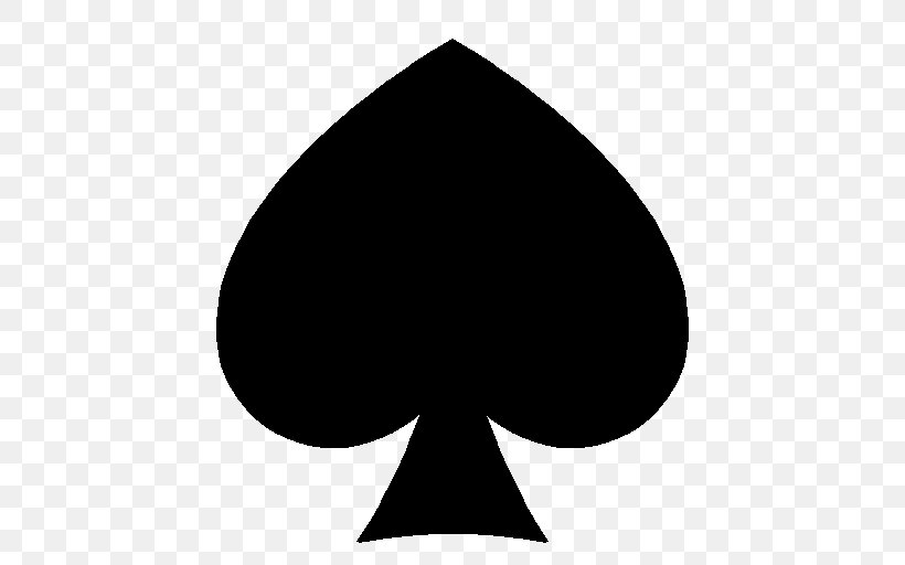 Spades Playing Card Clip Art, PNG, 512x512px, Spades, Ace Of Spades, Black, Black And White, Game Download Free