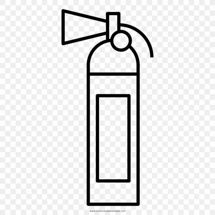 Fire Extinguishers Drawing Coloring Book Geometric Shape Conflagration, PNG, 1000x1000px, Fire Extinguishers, Area, Black And White, Brand, Coloring Book Download Free