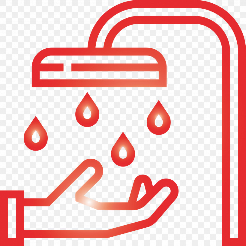 Hand Washing Hand Clean Cleaning, PNG, 3000x3000px, Hand Washing, Cleaning, Hand Clean, Line, Red Download Free