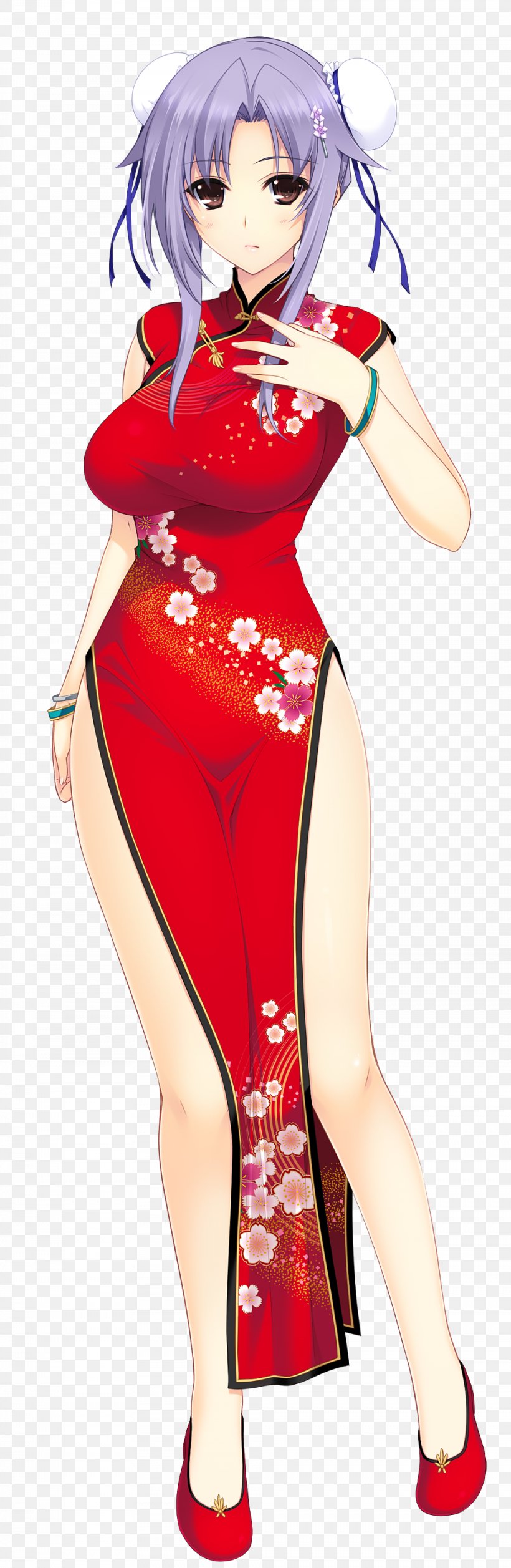 Lovely X Cation LOVELY×CATION2 Cheongsam Clothing, PNG, 984x3017px, Watercolor, Cartoon, Flower, Frame, Heart Download Free