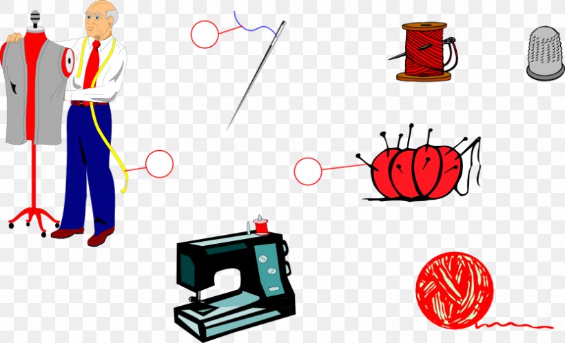 Sewing Needlework Clip Art, PNG, 831x505px, Sewing, Area, Cartoon, Clothing, Communication Download Free