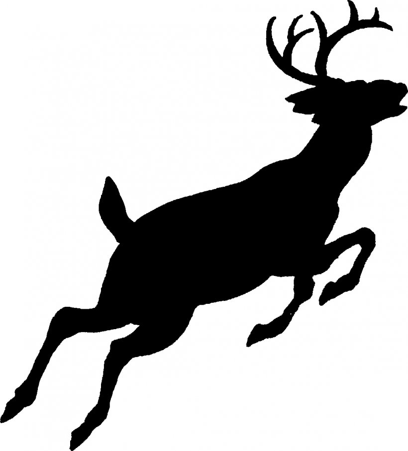 White-tailed Deer Silhouette Red Deer Clip Art, PNG, 1111x1229px, Deer, Antler, Black And White, Deer Hunting, Drawing Download Free