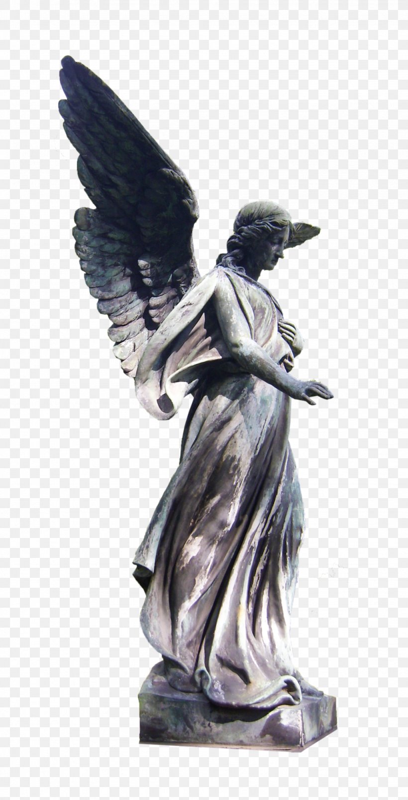 Angel Statue Classical Sculpture Figurine, PNG, 1024x2006px, Angel, Angela, Art, Bronze, Bronze Sculpture Download Free
