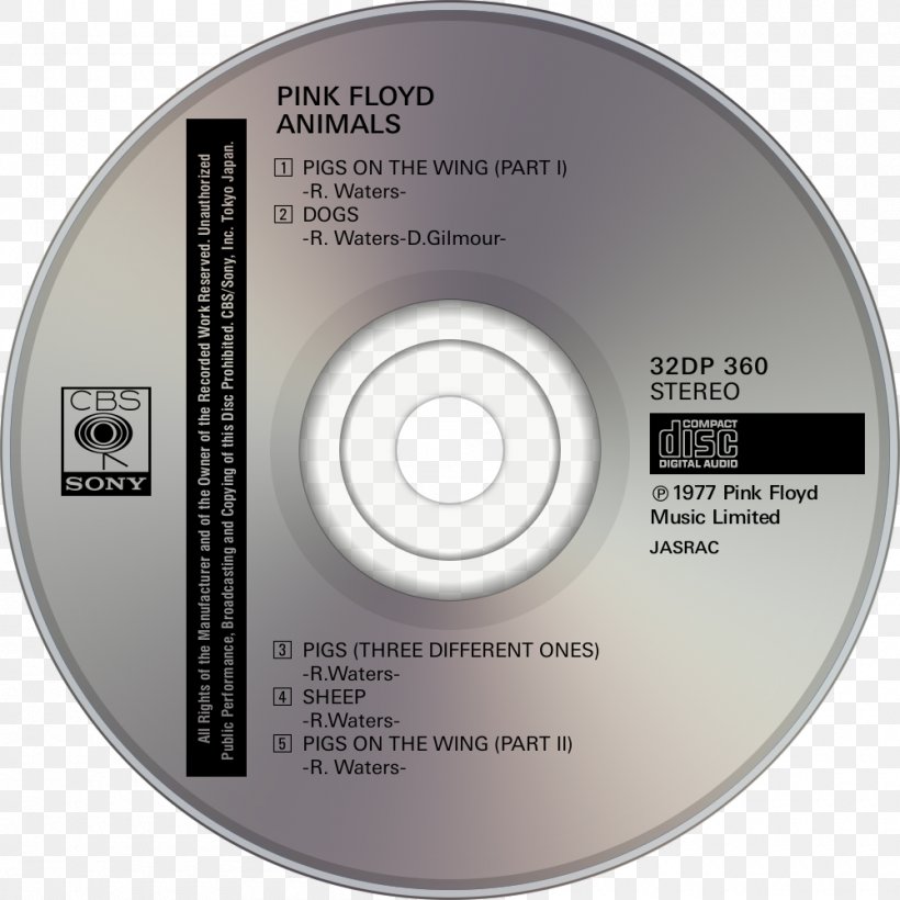 Compact Disc A Momentary Lapse Of Reason Pink Floyd Album Animals, PNG, 1000x1000px, Compact Disc, Album, Animals, Bark At The Moon, Brand Download Free