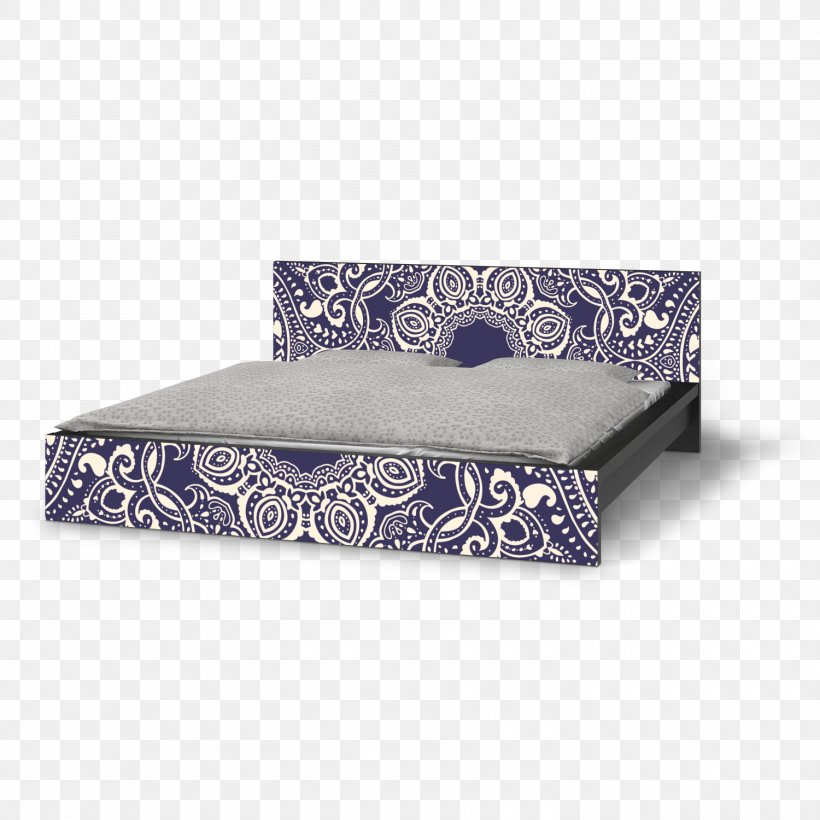 Rectangle Blue Mandala Bed, PNG, 1500x1500px, Rectangle, Bed, Blue, Box, Mandala Download Free